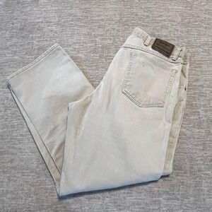 Wrangler‎ Silver Edition Jeans Men's 36x30 Beige Tan Denim Classic Fit Made USA